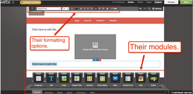 Webs.com website builder behind the scenes