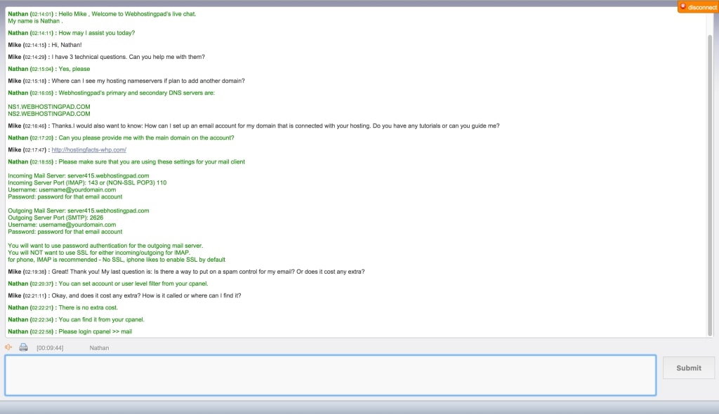 WebHostingPad Support