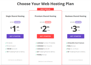 Hostinger pricing