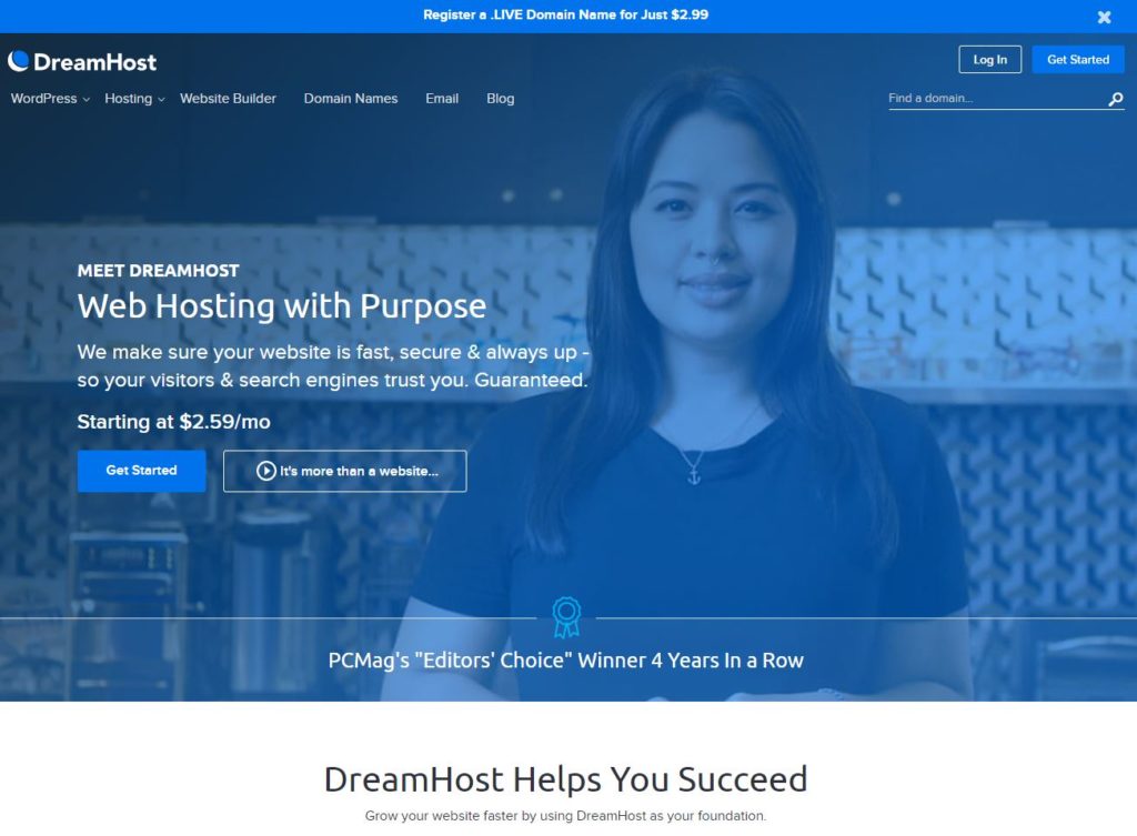 Revisión de DreamHost