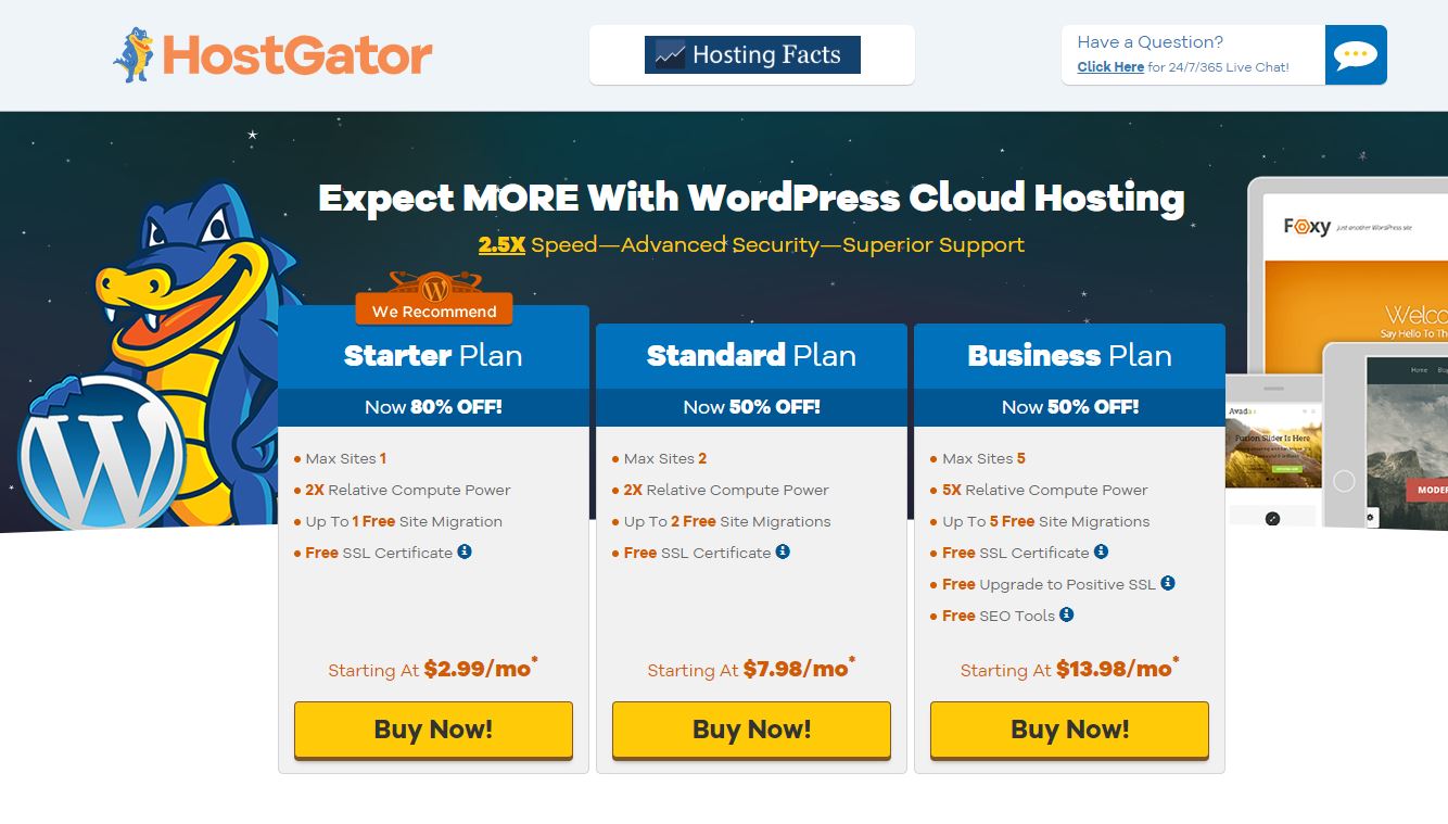 Max's сайт. Cloud hosting hostgator. Related site.