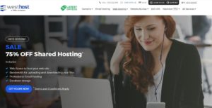 Westhost homepage