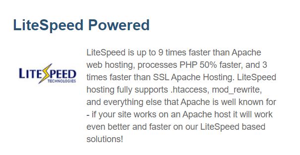 MDDHosting LiteSpeed