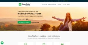 GreenGeeks homepage