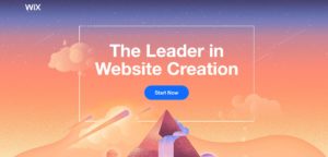 Wix homepage