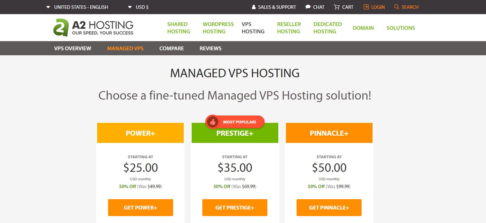 A2Hosting cloud hosting