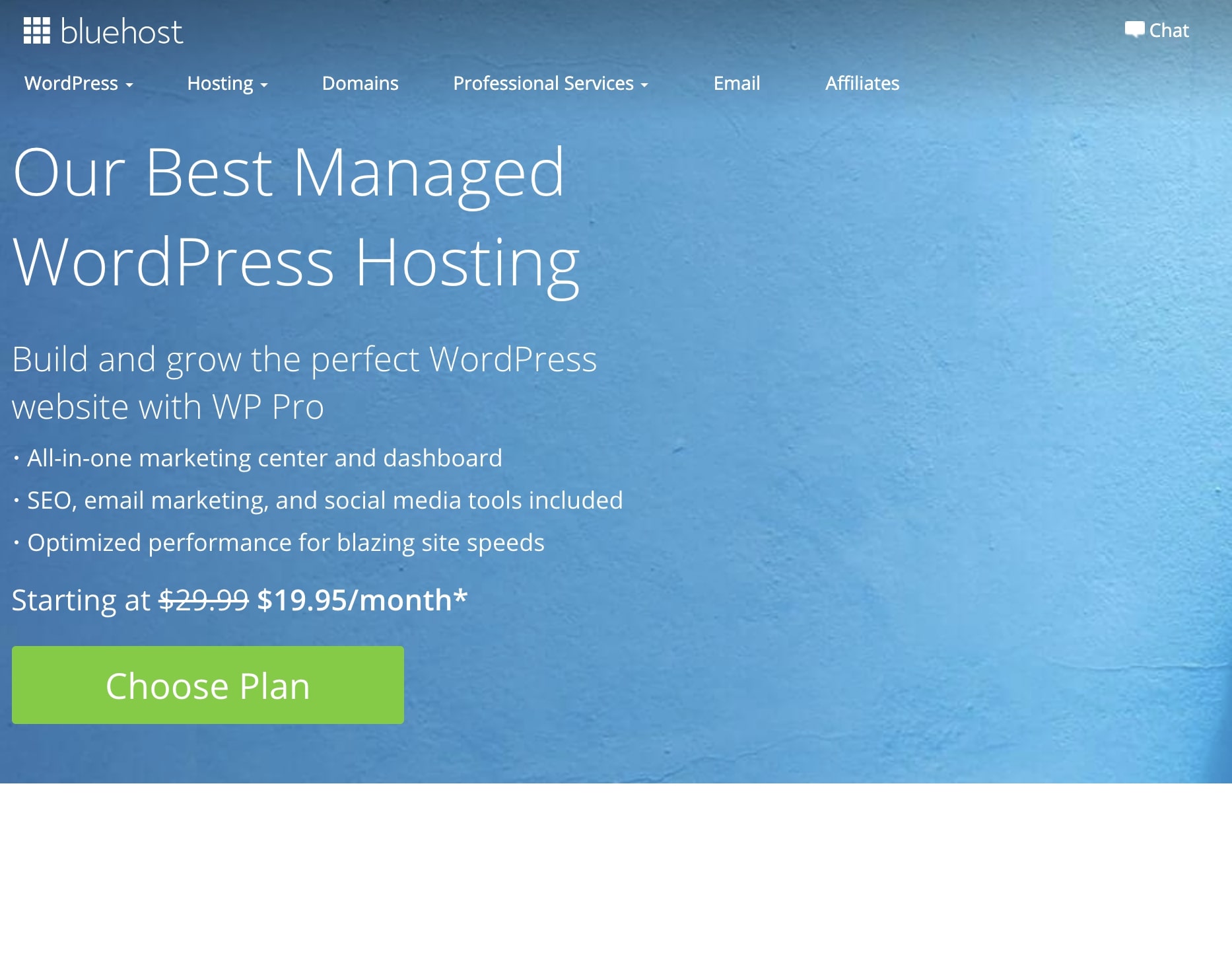 Bluehost WP Pro