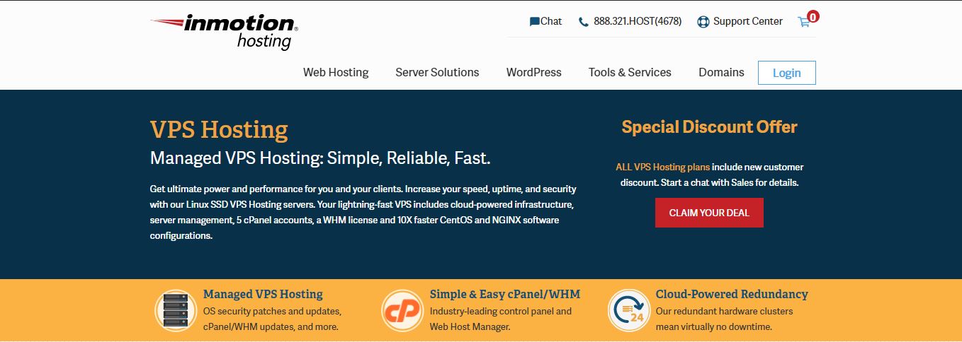 InMotion cloud hosting