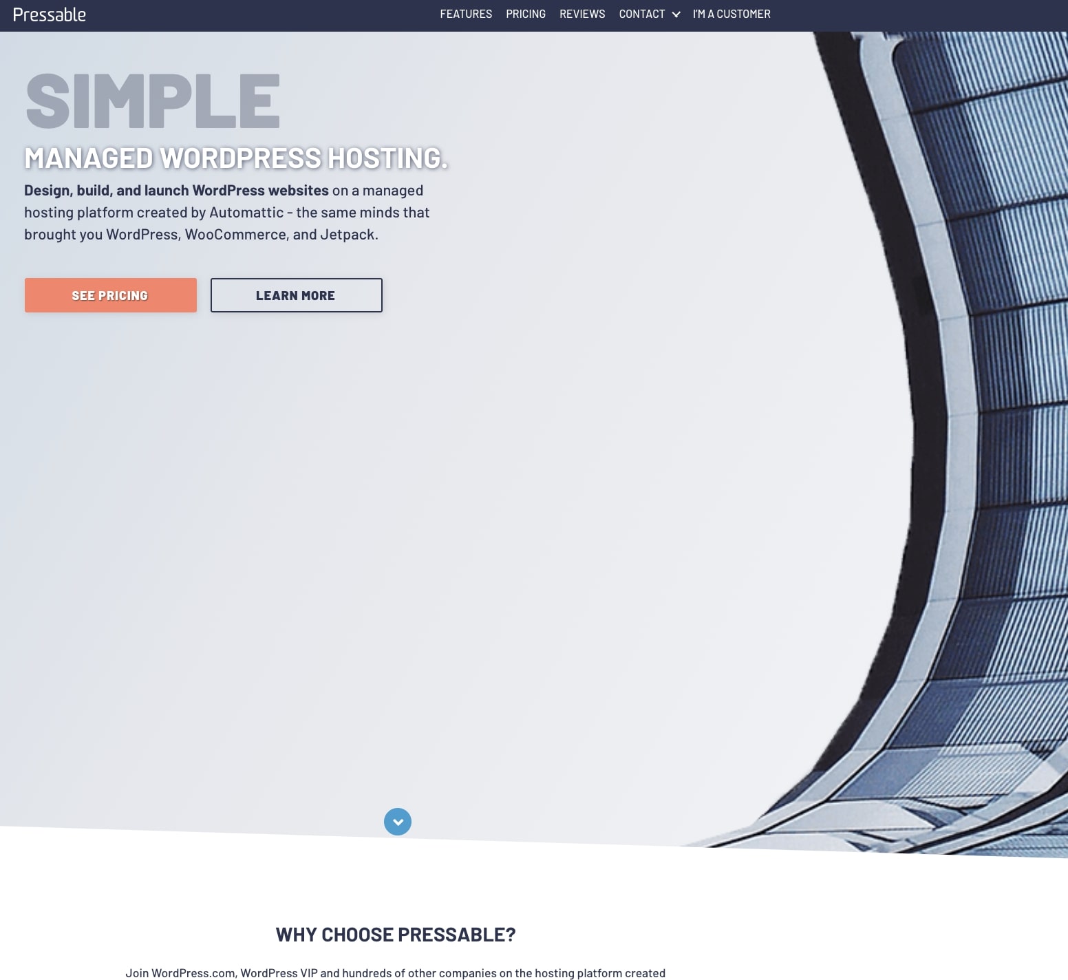 Pressable web hosting