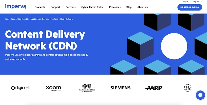 Imperva CDN Front Page