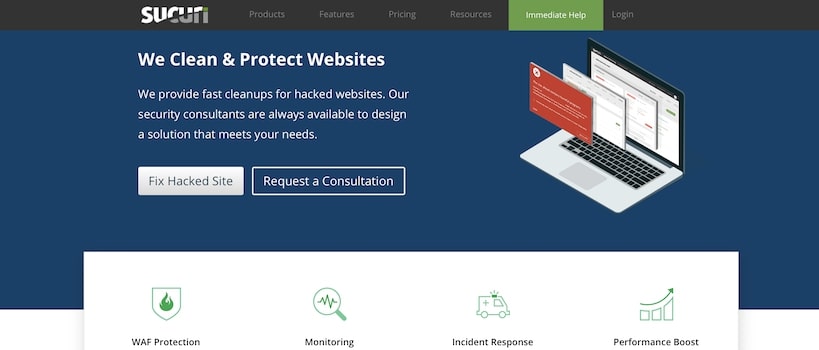 Sucuri CDN Front Page