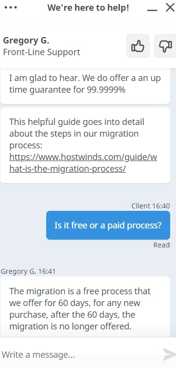 hostwinds live chat