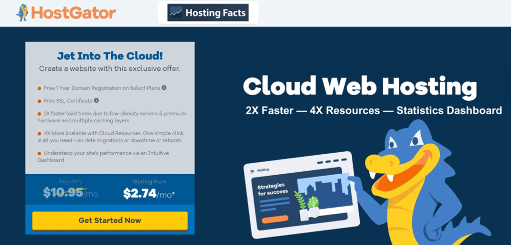 Đánh giá HostGator Cloud