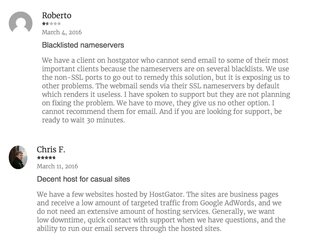 reviews for hostingfacts